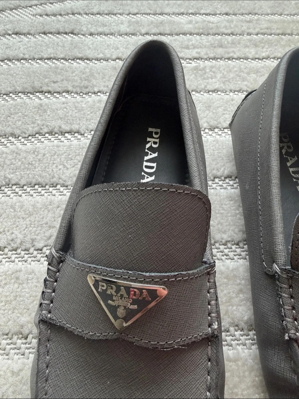 Prada signature triangular soft